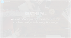 Desktop Screenshot of bestnepal.net