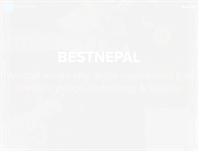 Tablet Screenshot of bestnepal.net